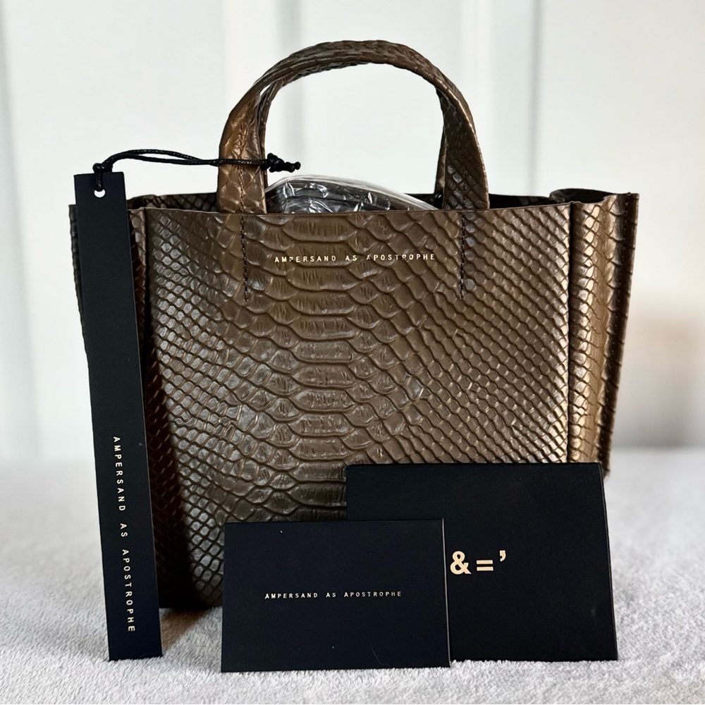 NWT Ampersand As Apostrophe Micro Tote – New Earth Python $473 MSRP (Rare) - Picture 13 of 13